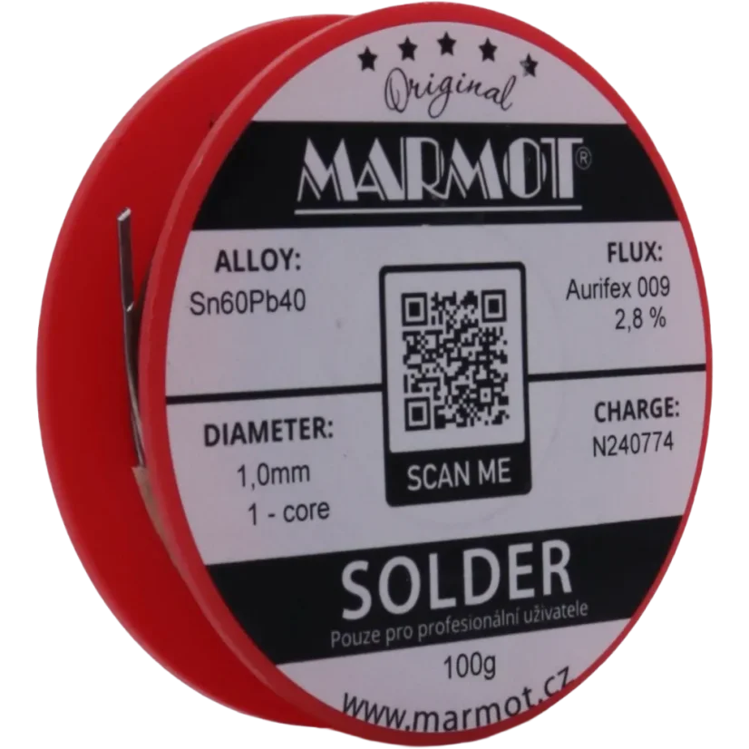 Šperkařská pájka a cín na vitráže Sn60Pb40