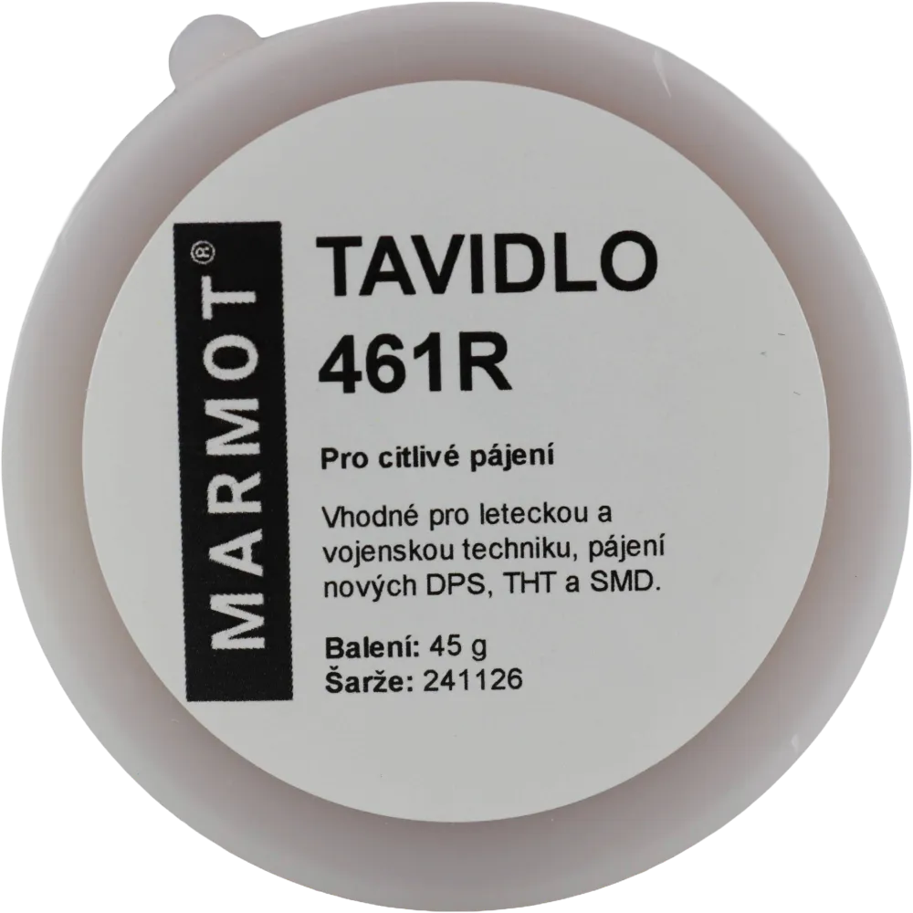 Tuhá krystalová verze tavidla