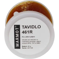 Kalafunové tavidlo pro pájení bez halidů