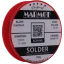 Marmot® Sn60Pb40 – olovnatá pájka Ø 1,5 mm, detail etikety na cívce