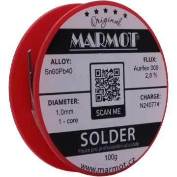 Speciální pájky - Doporučejme