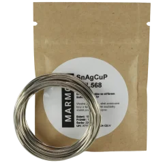 Pájecí cín se stříbrem Sn95Ag3,7Cu0,7P MTL568 Ø 1,5 mm