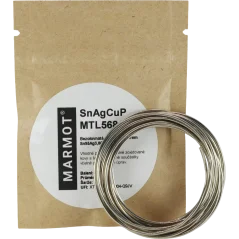 Pájecí cín se stříbrem Sn95Ag3,7Cu0,7P MTL568 Ø 0,8 mm