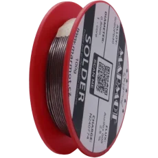 Marmot® Sn60Pb40 – olovnatá pájka Ø 0,8 mm, detail průměru drátu Marmot® Sn60Pb40 – olovnatá pájka Ø 0,8 mm, detail průměru drátu