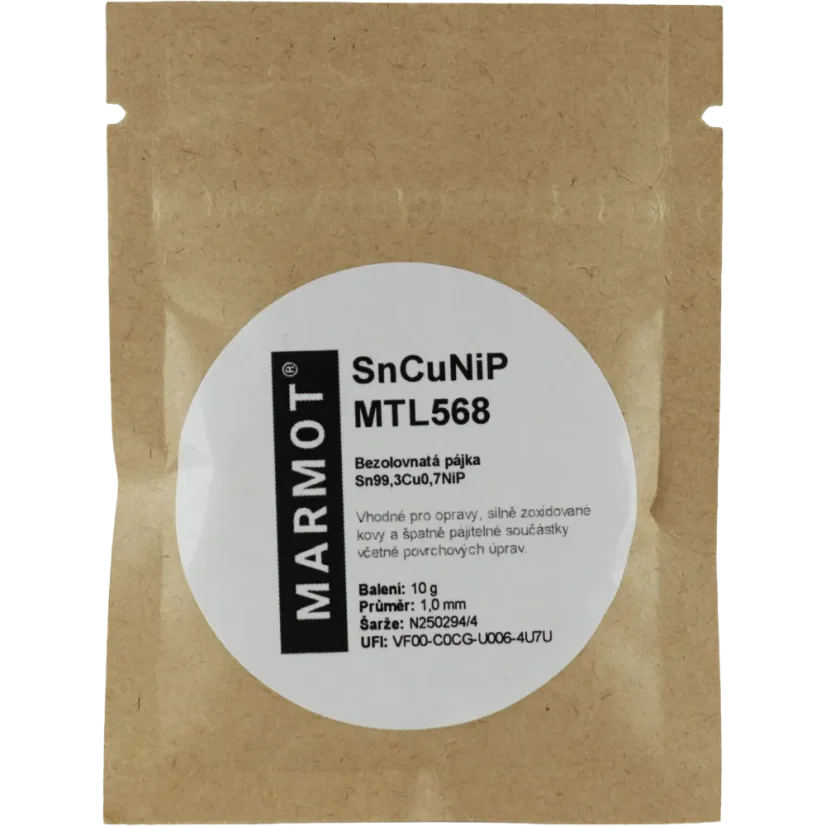 Trubičkový cín s kalafunou (tavidlem) na letování – 10g Hobby - Průměr drátu: 1,0mm