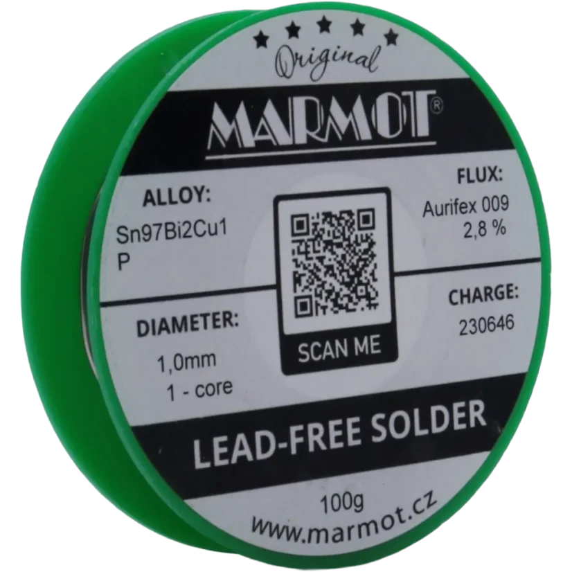 Bezolovnatý cín s tavidlem MTV009 pro pájení bižuterie