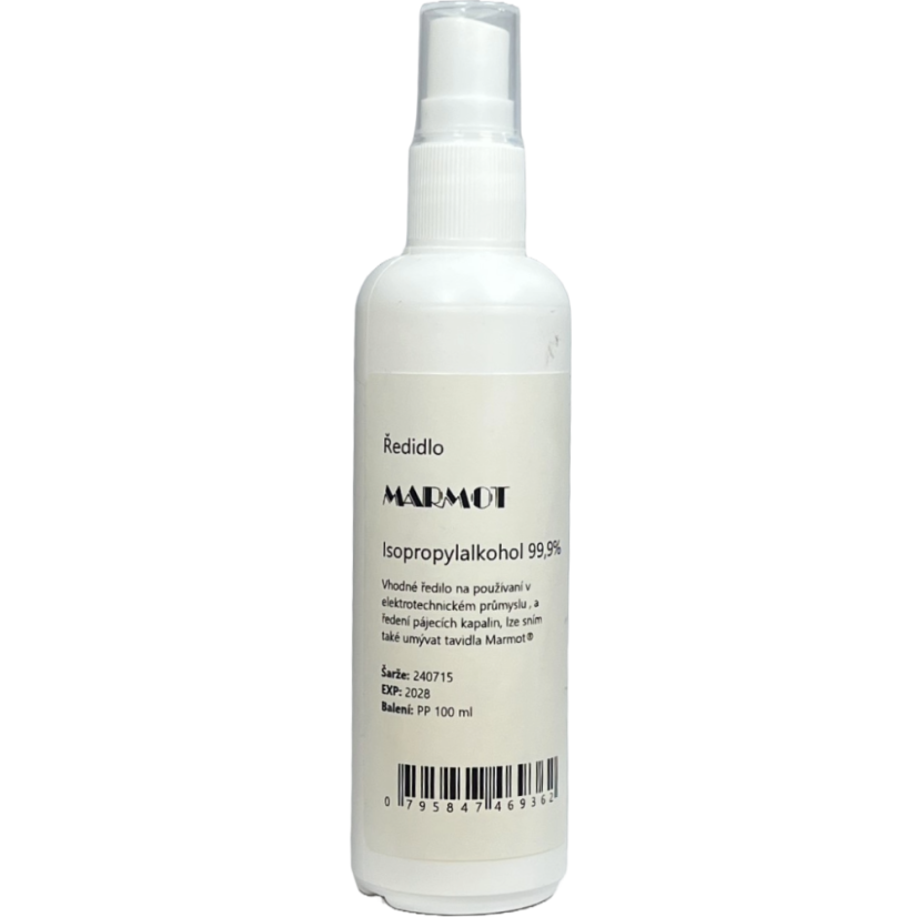 Isopropylalkohol 99,9% Ve spreji