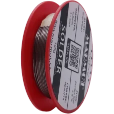 Marmot® Sn60Pb40 – olovnatá pájka Ø 0,8 mm, detail průměru drátu