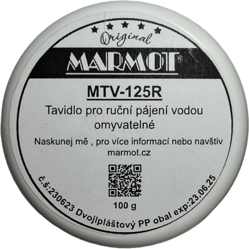 Tavidlo MTV 125 R